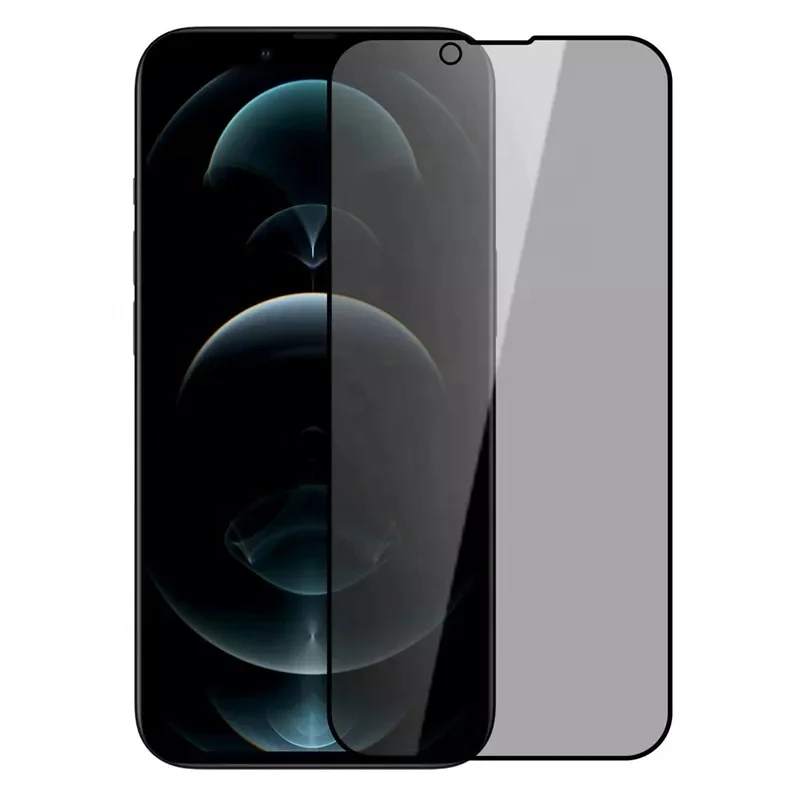 For iphone 14 13 13 pro Anti Fingerprint Coating And Bubble Free Easy Install Privacy Tempered Glass Screen Protector