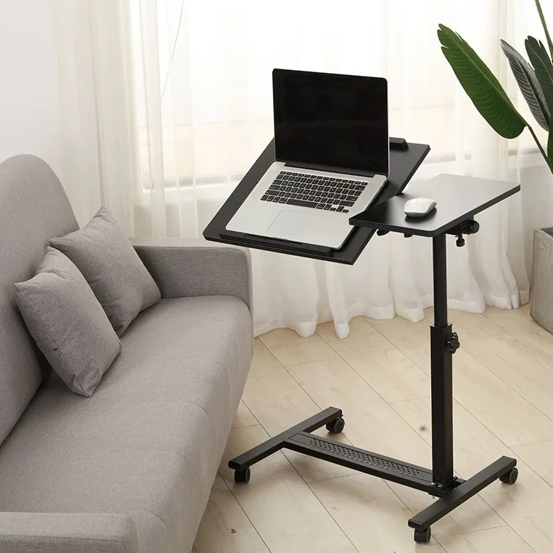 Wholesale Portable Rolling laptop desk Adjustable laptop desk with wheels Adjustable laptop stand