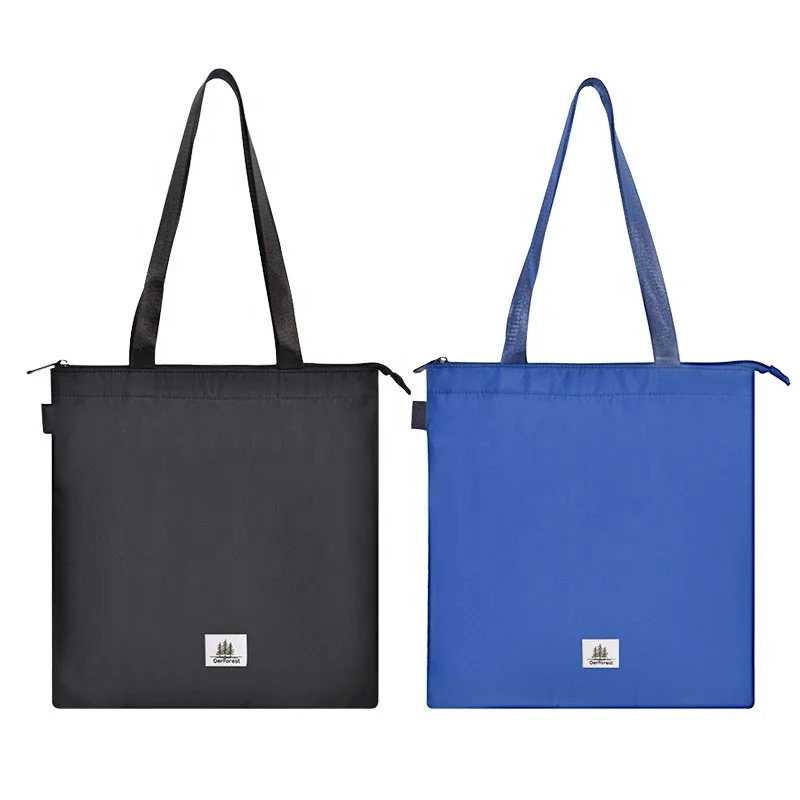 Customized foldable shopping bag promotional price grocery women waterproof tote bag for students