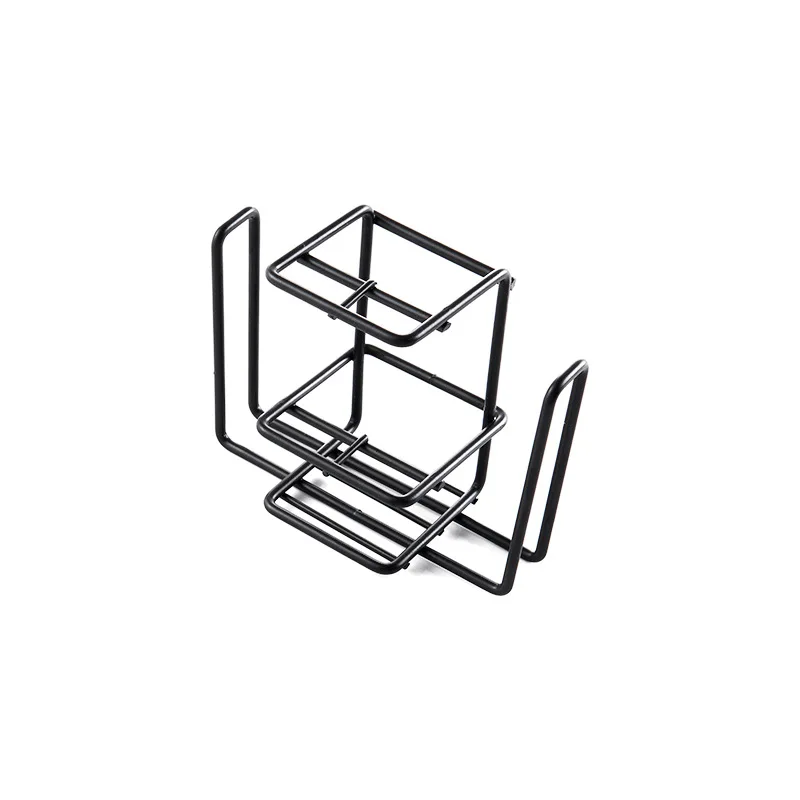 OWNSWING Metal creative toothbrush rack suction wall bathroom toothpaste rack bathroom shelves