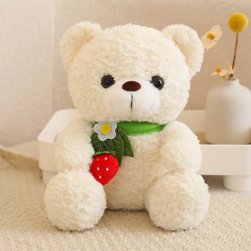 25cm High quality factory wholesale teddy bear series multiple kinds of teddy bears with silk scarves