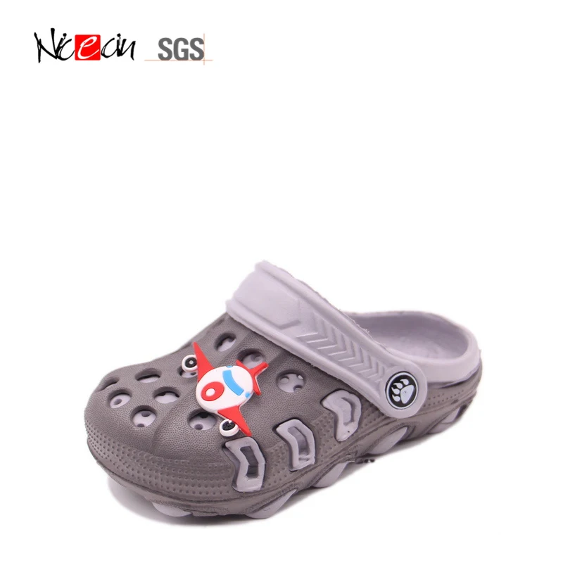 Nicecin, новый стиль, сабо, летние сандалии для мальчиков с украшением самолета