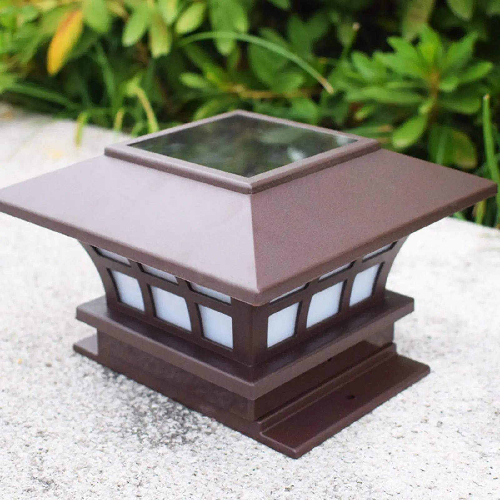 2023 Solar Lights Outdoor Post Cap Deck Led Lights for 4x4 Wooden Posts sale china wholesale split solar fenc light led