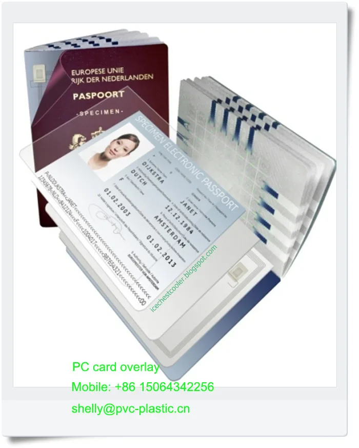 laminated A4 opaque overlay laser polycarbonate film