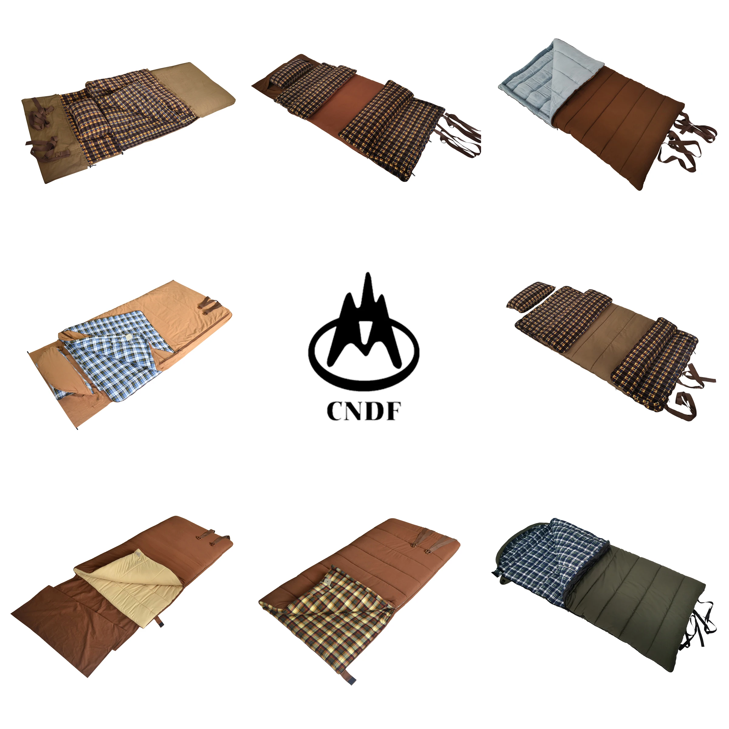 Manufacturer Canvas Sleeping Bag waterproof big size weighted durable winter camping hunting middle east desert