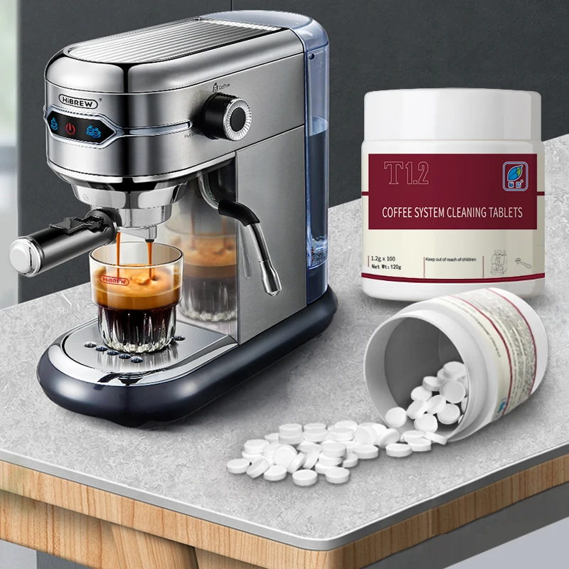 Оптовая продажа 100 шт Зеленые стерильные простые в использовании одноразовые таблетки для очистки кофемашины