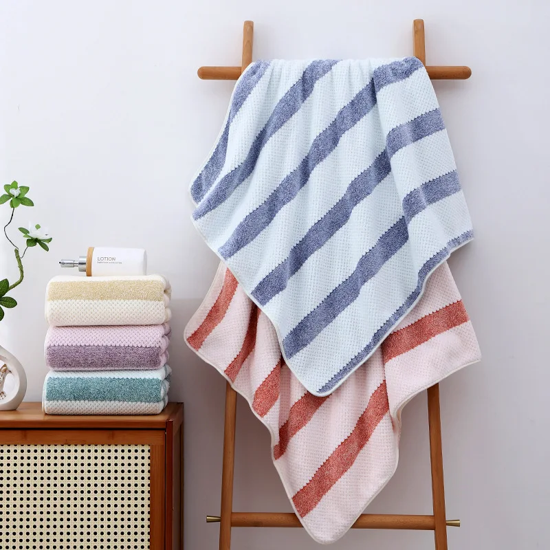 Soft Absorbent Towel Adult Dry Hair Coral Fleece Bath Towel Creative Gifts Combination Towel Set