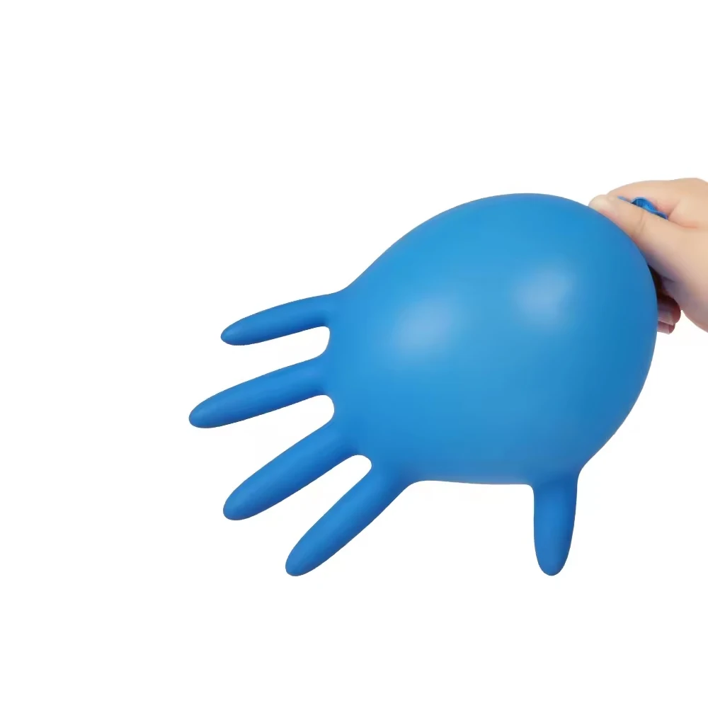 Hot Selling Thick Nitrile Gloves Food Grade Latex Rubber Gloves Medical Surgical Examination Medical Pure Nitrile Glove