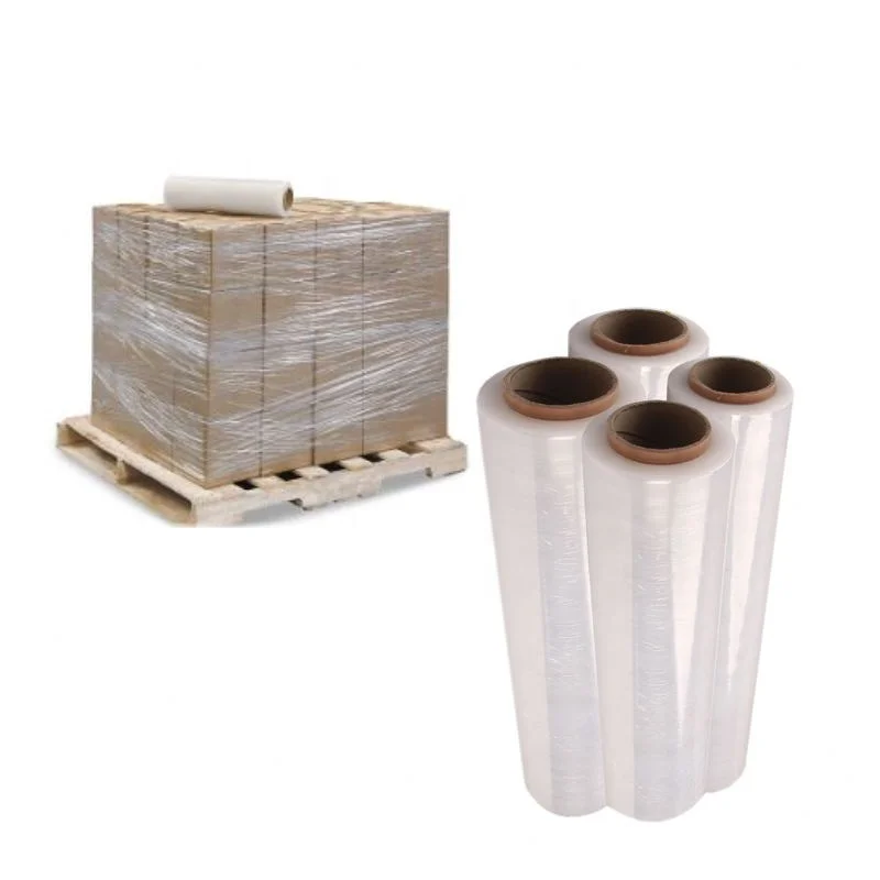 JAPAN Popular 15mic Transparent PE Wrapping Film Black Pallet Wrap Stretch Film
