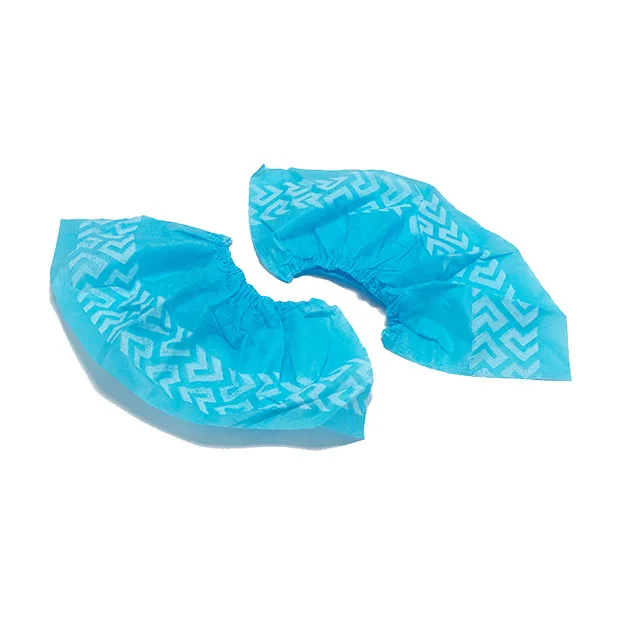 Non woven Disposable PP High Quality CPE shoe cover Disposable Waterproof Shoe Cover medical