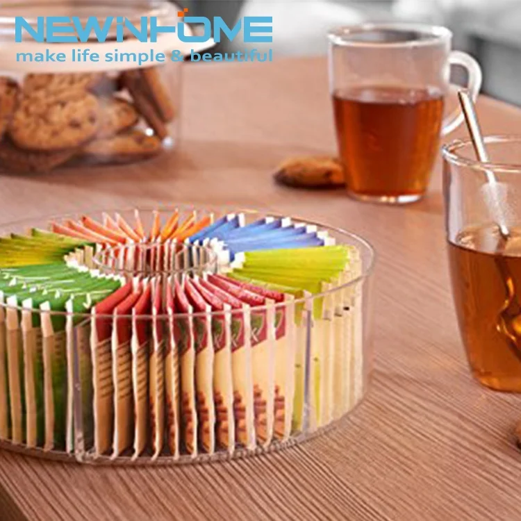 Custom Price Personalized Clear Acrylic Tea Bag Storage Box