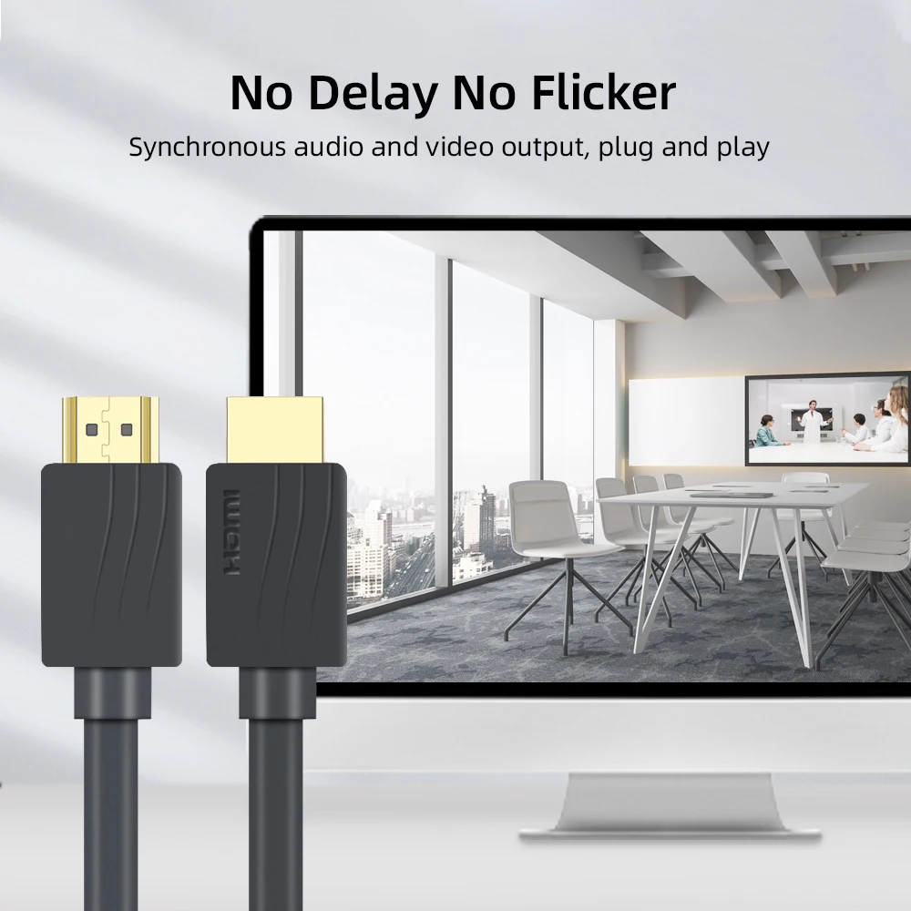 4K 3D HDMI Cable 20m HDMI Cable 4K 18gbps Gold Plated Video HDMI Cable With Ethernet