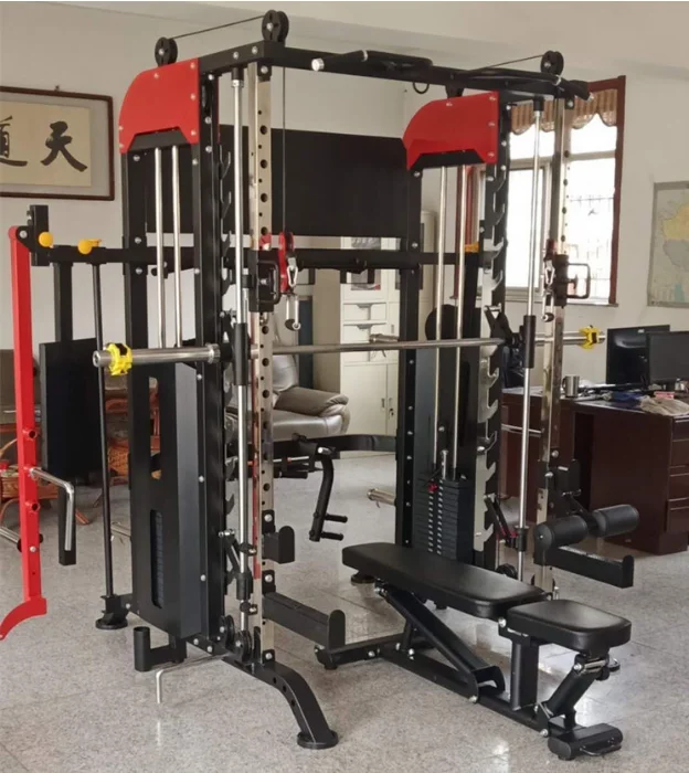 
Professional manufacture cheap gym multi function fitness equipment smith machine 