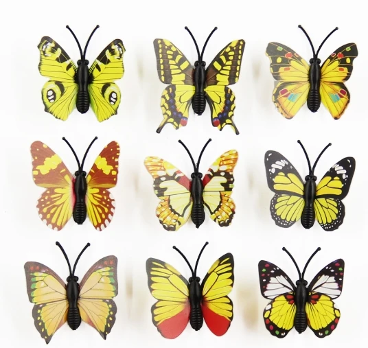 3D simulation butterfly wall sticker wedding wall decoration butterfly scene decoration butterfly