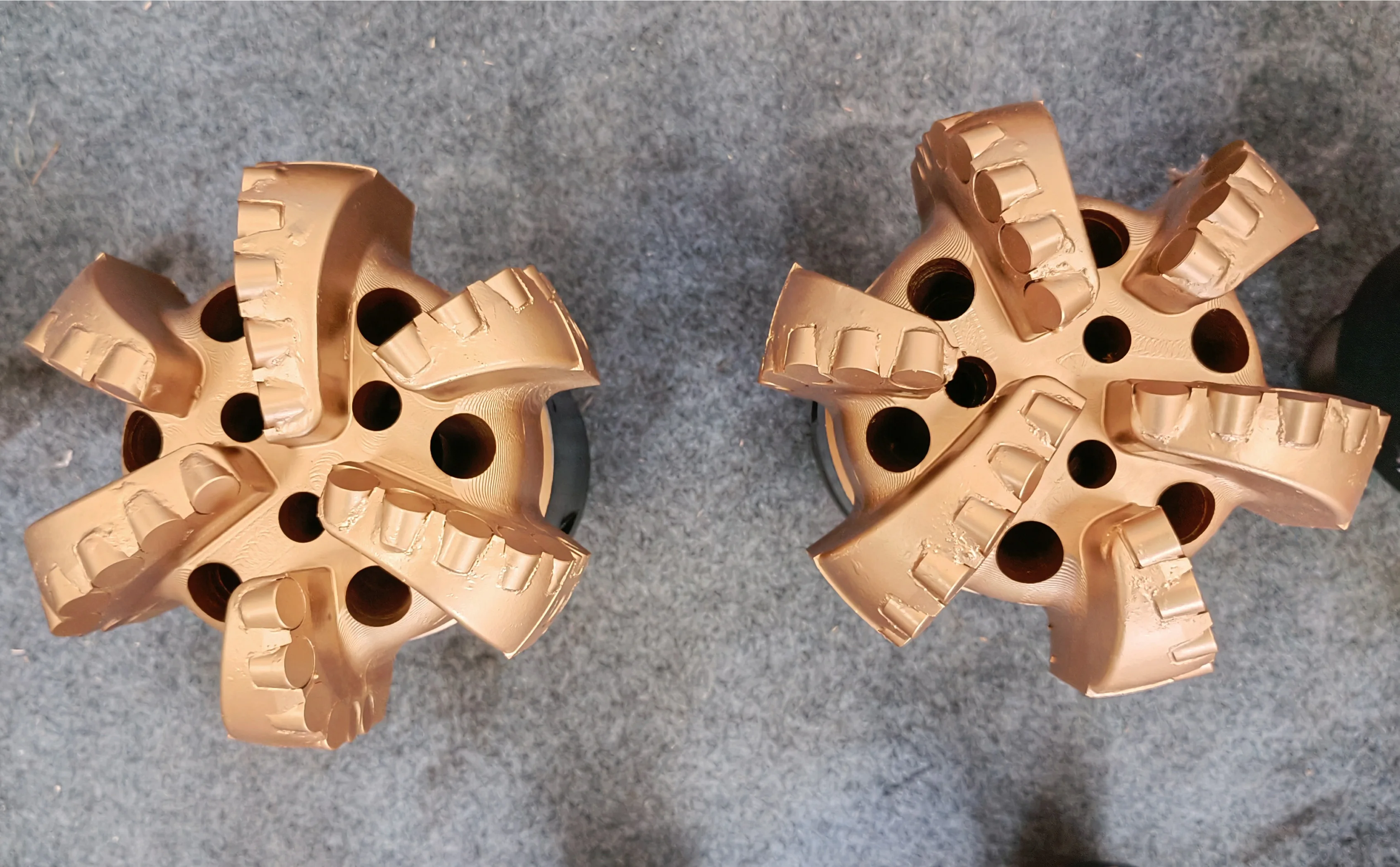 High Manganese Steel 6 blades Forging Rock Drill 200 mm Geological PDC Bit