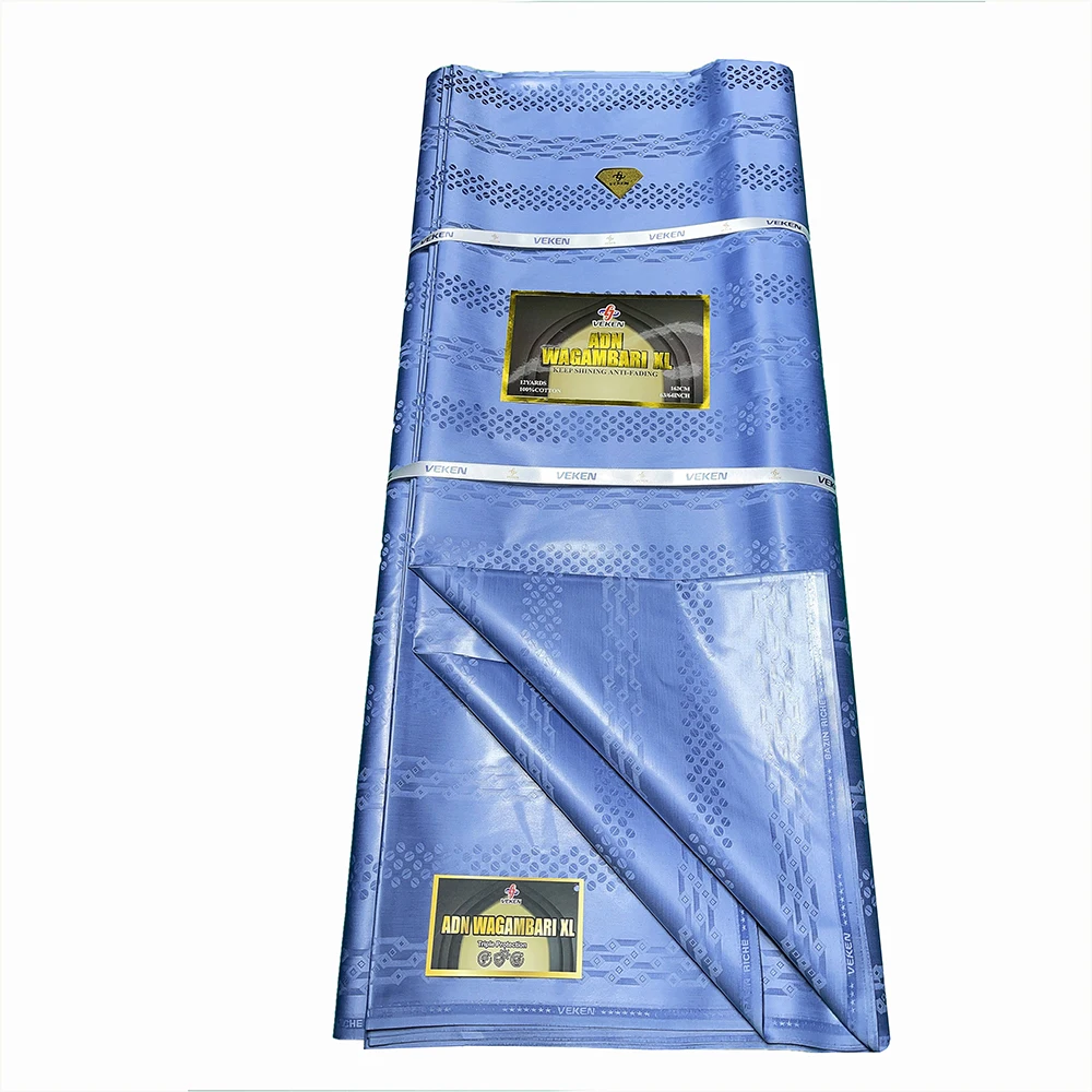 Warehouse New Arrival 2023 Original Bazin Riche Super Magnum Gold xxxl African Jacquard Shadda Fabric