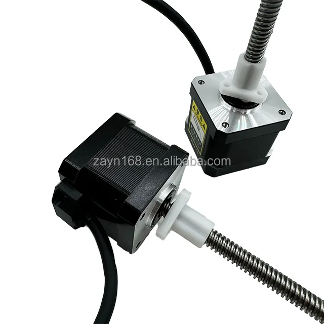 DC 2-phase linear screw stepping motor for 3D printer NC machine tool nema 42 External drive lead screw stepper motor