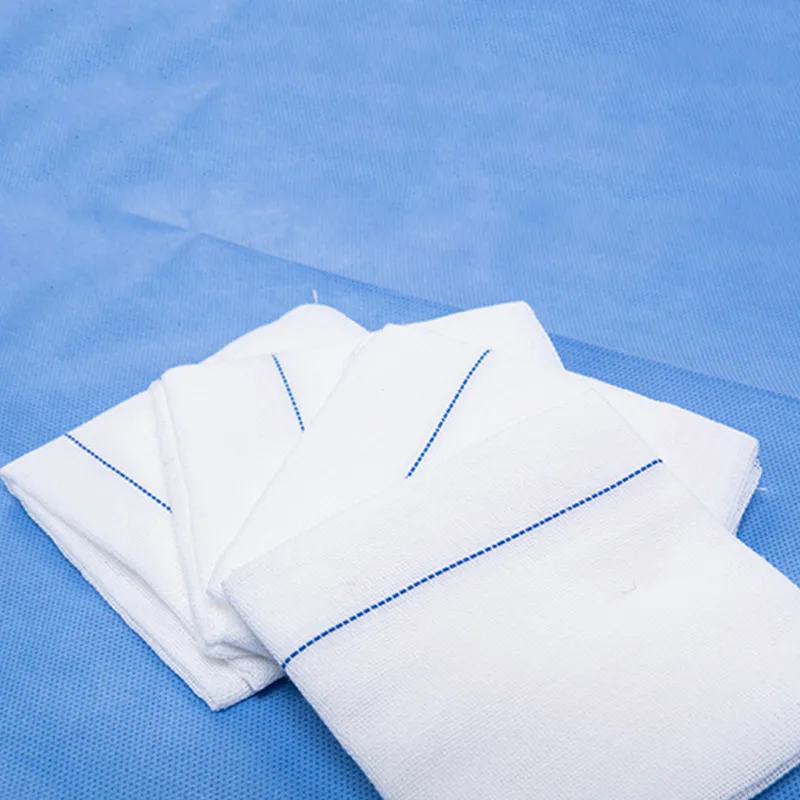 Хирургический нестерильный абсорбирующий марлевый компрессионный спонж/марлевый тампон