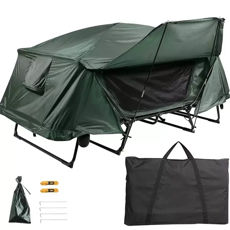 Unique Design Camping Tent Cot Folding Bed Camping Tent Sleeping Tent Bed With Bed For Wholesale