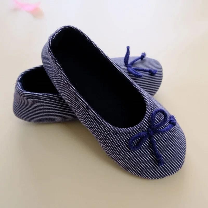 Ballerina Slippers Good Quality Custom with Logo Sock with Non Slipper Leather Sole