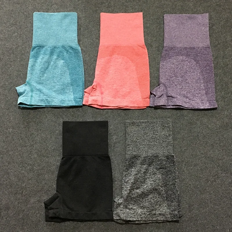 Women Yoga Seamless Gym Booty Shorts for Girls