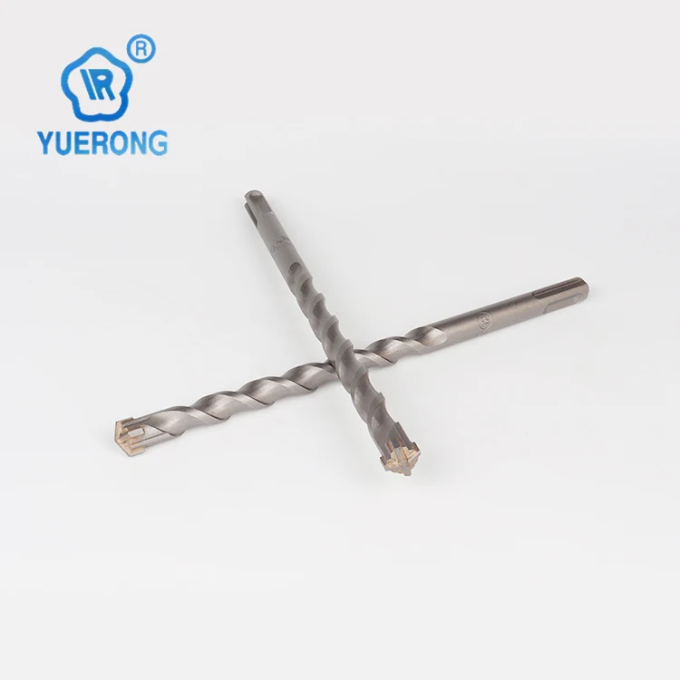 high quality sds plus drill bit cross tip carbide double flute for madonry drill concrete 310mm long