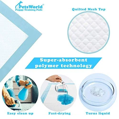 Dog diapers 100 pieces per pack 45*35 size thickened 6 layers per pack weight 1.4 kg polymer / dog cat