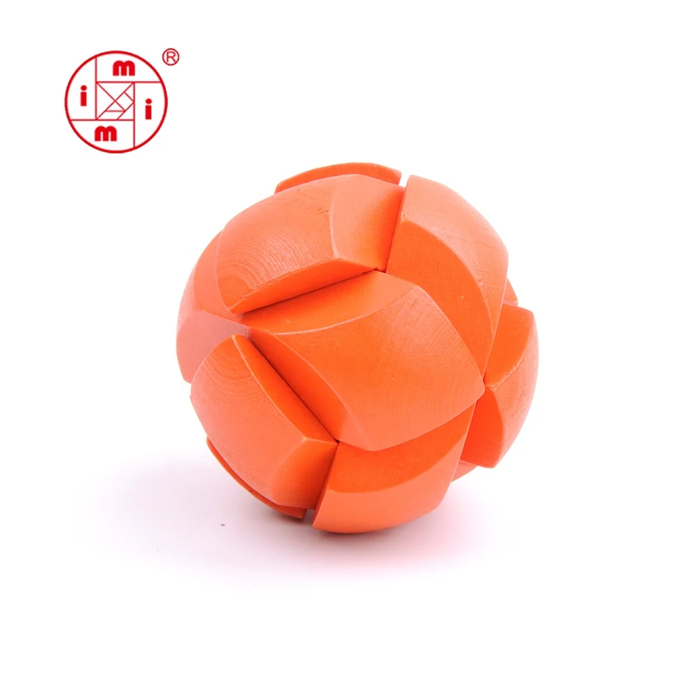 Head Broken Games Barin Twist Angular Cherry Wood Puzzle For Kids