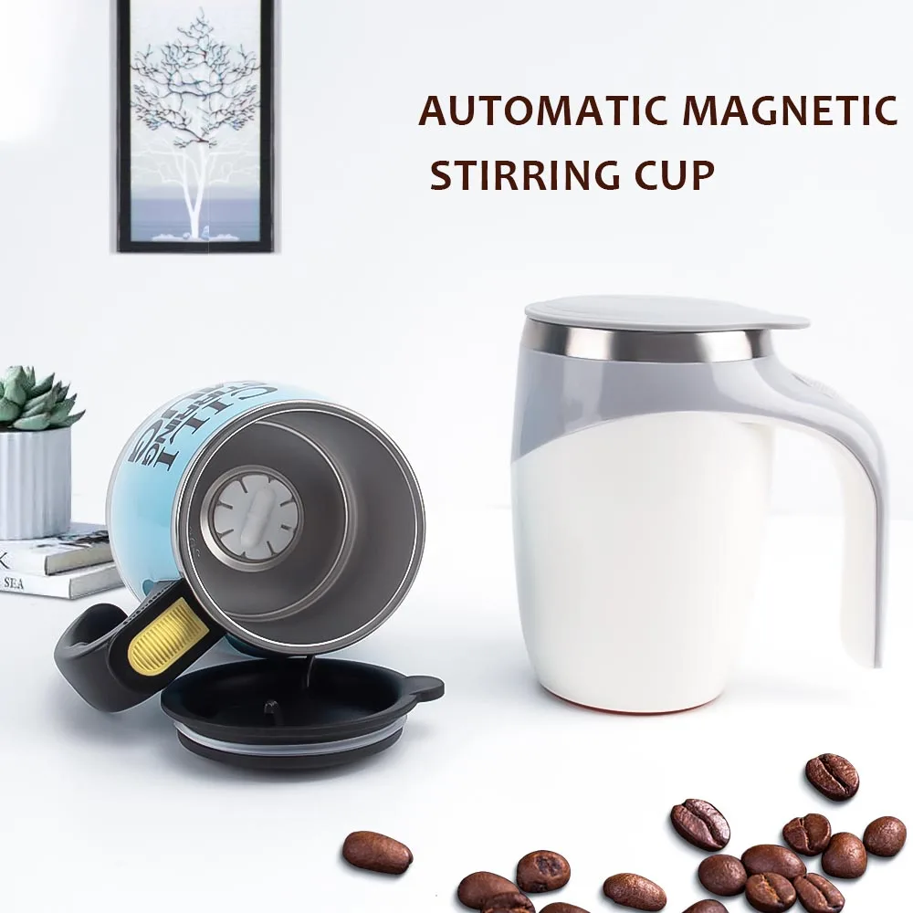 2024 New 400ml New Automatic Self Stirring Magnetic Mug Self Stirring Mug Auto Mixing Coffee Cup
