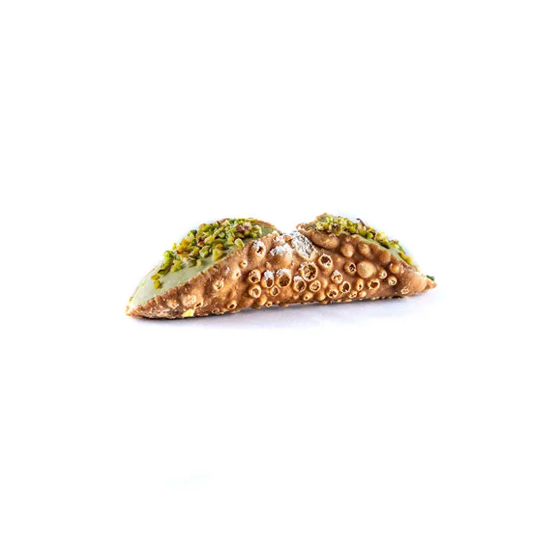 Best Quality Fresh Cannoli stuffed Pistachio Cream Dessert Tipical Packaging 5pcs - 10pcs - 15pcs
