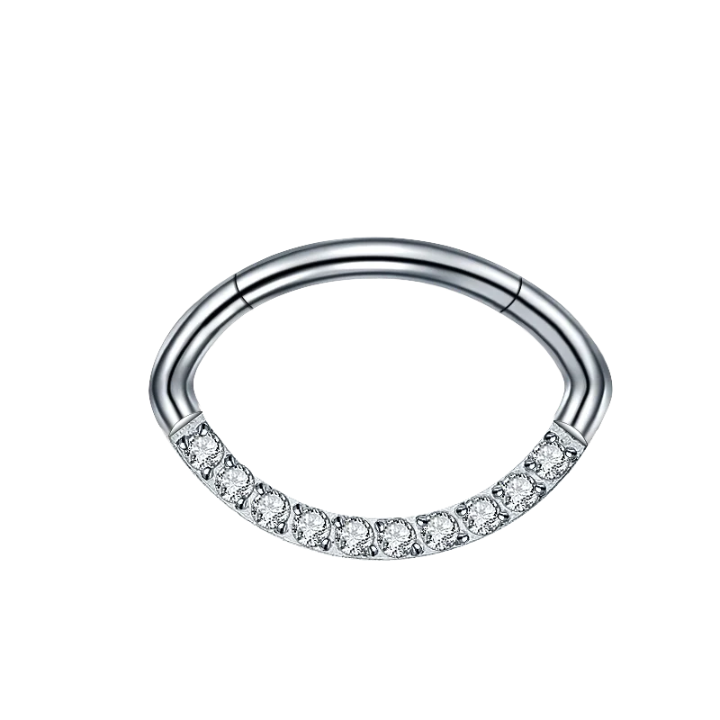 High Quality Cheap Jewelry Girls Piercings Internally Threaded Hand Make New Style Septum Clicker