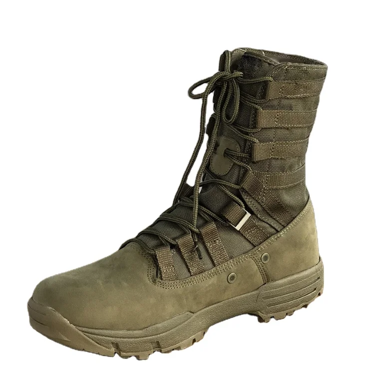 DFJB03  Comfortable breathable Black green brown light weight Canvas boots Asiaon Boots trekking hiking boots