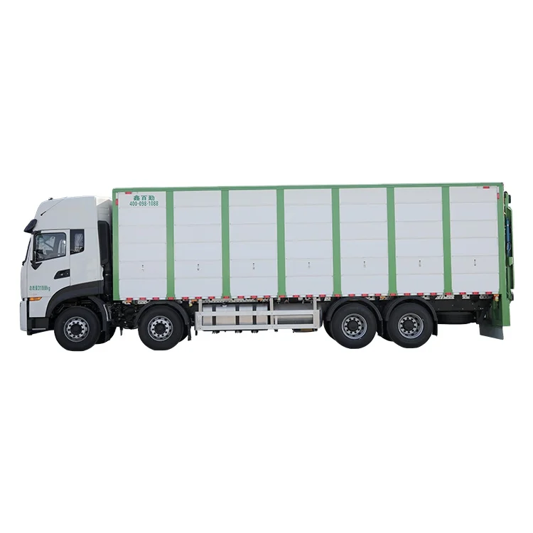 210 horsepower 3 floors aluminum body 6.8m 4x2 livestock poultry pig animal transport truck