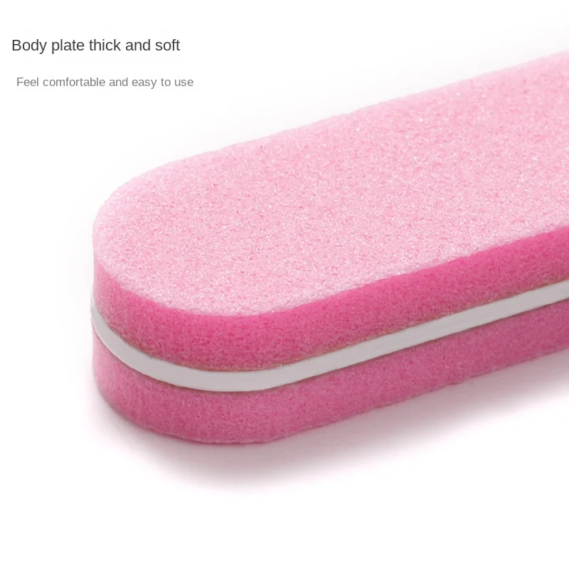 Cross-Border New Mini Double-Sided EVA Nail Polish Rubbing Strip Washable Short Sponge for Nail Polishing and Sanding