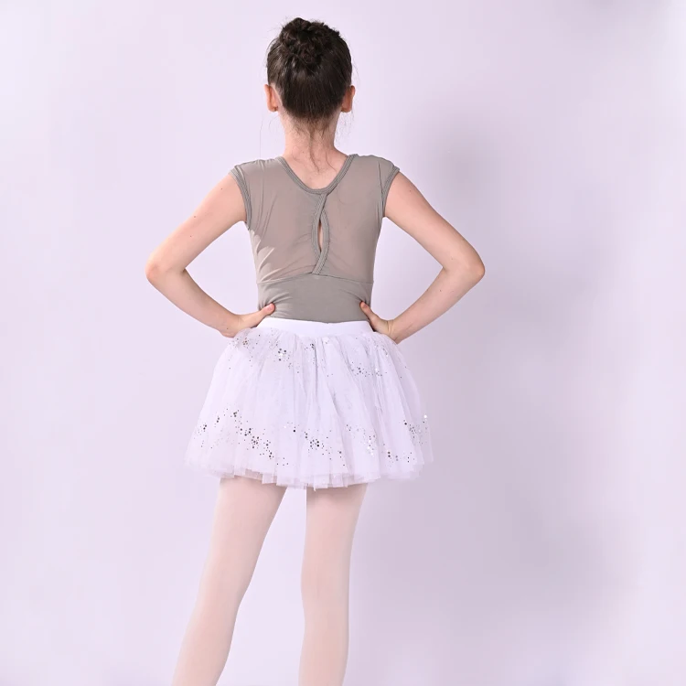 Новый дизайн, детские танцевальные костюмы для девочек, платья и гимнастические трико, цельнокроеные балетные костюмы