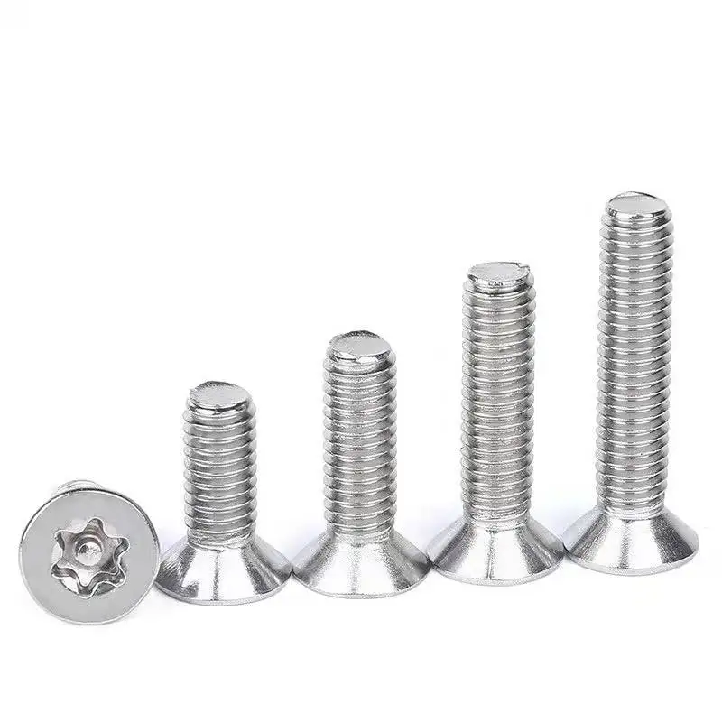 GB2673 M3 M4 M5 M6 M7 M8 M10 из нержавеющей стали Torx с потайной головкой винт плоской противоугонные защитные винты
