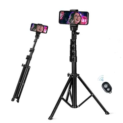 Phone Tripod Accessory Kits Cell Phone Tripod Stand with Wireless Remote and Universal Tripod Head Mount