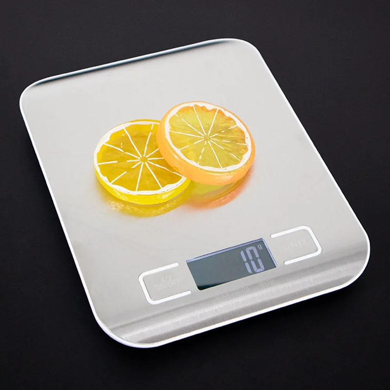 stainless steel electronic scale kitchen electronic scale 5kg household food baking kitchen scale