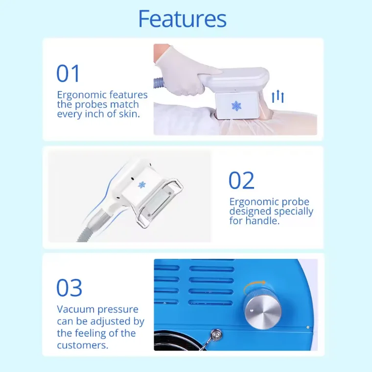 Desktop double head negative pressure slimming machine