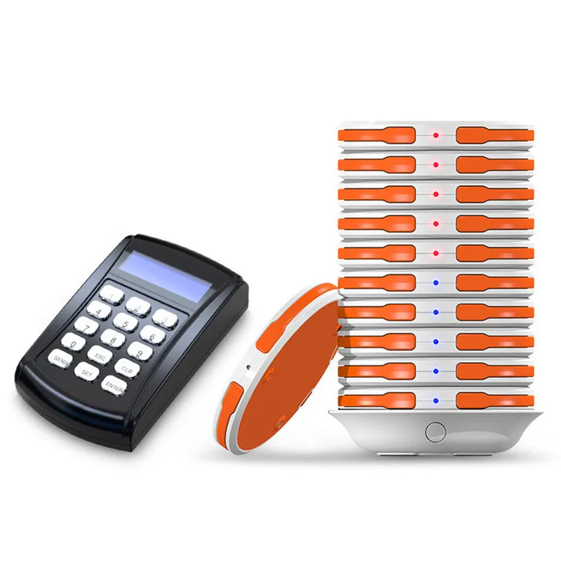 Oem горячие продажи система вызова Power Bank ресторанный пейджер звуковой сигнал тревоги для больницы Отель Ресторан