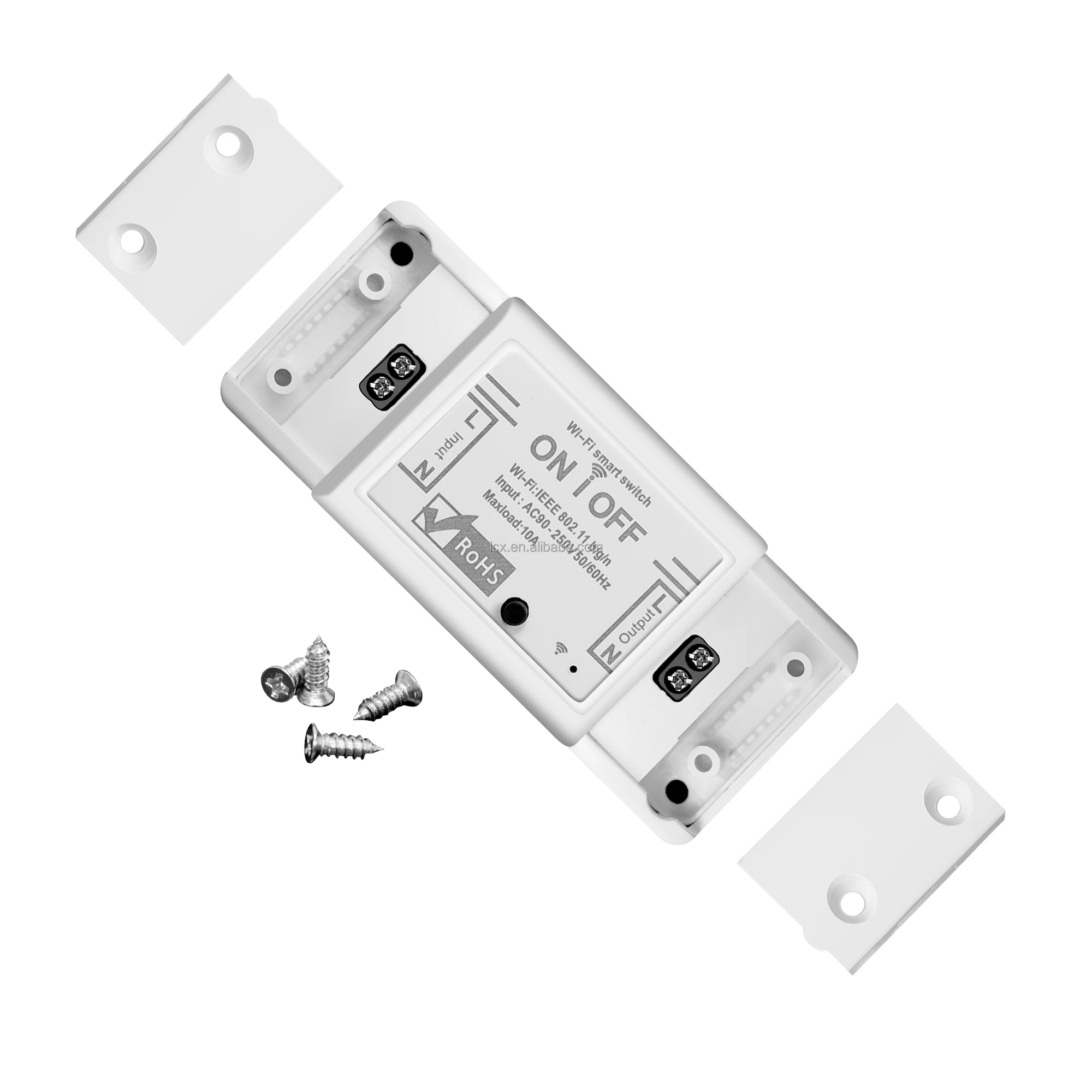 2022 New Arrivals Mini Tuya Zigbee 2 Way No Neutral Line Wireless Wall Switch Module Relay Voice Control Smart Home Google