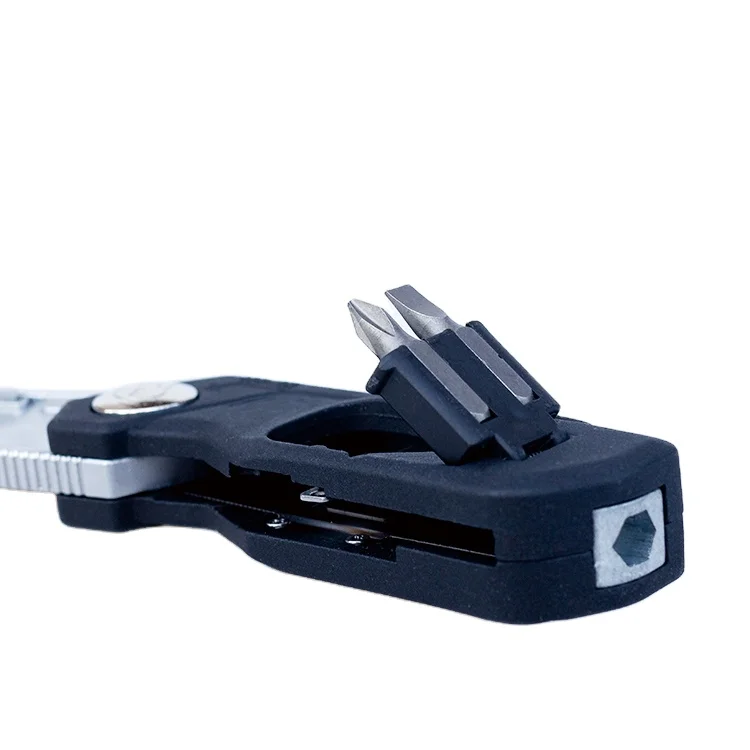 Professional Quick Change Safety Cutter Utility Knife With Screwdriver Bits