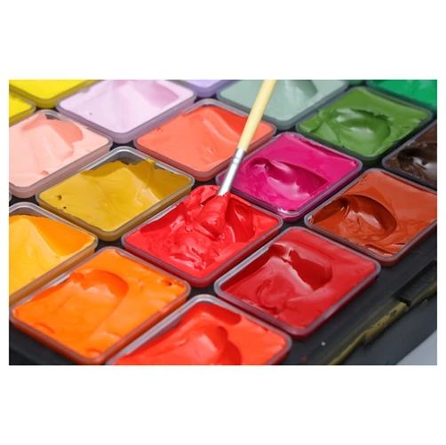 Wholesale Good Quality 24 32 48 Colors Professional Acrylic Paints set of Canvas Painting Any surface 12ml 75ml 100ml