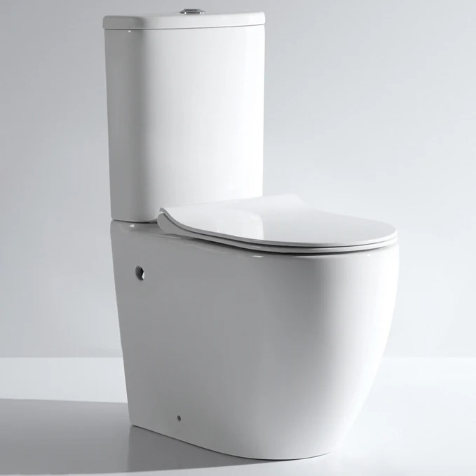 Hot Sale Australian Standard Wholesale Bathroom WC Ceramic Floor Toilet Bathroom Two Piece Toilet