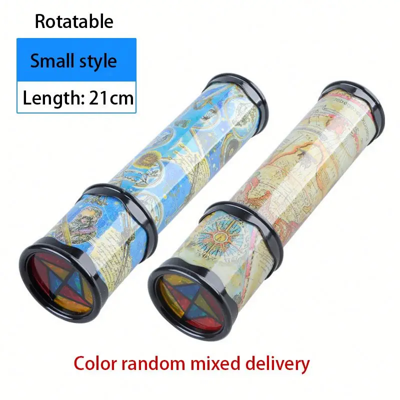 K158 Kaleidoscopes Kids Toys 30cm Scalable Extended Rotation Adjustable  Color World Educational Toys