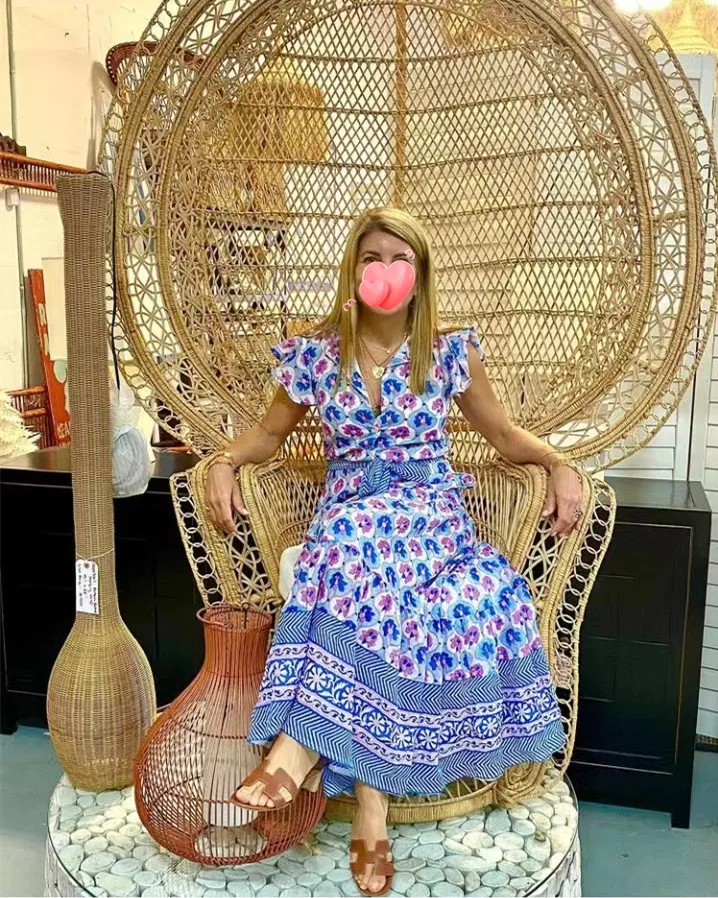 Натуральная винтажная мебель, комнатный Плетеный павлиний стул ручной работы, Плетеный павлиний стул из ротанга