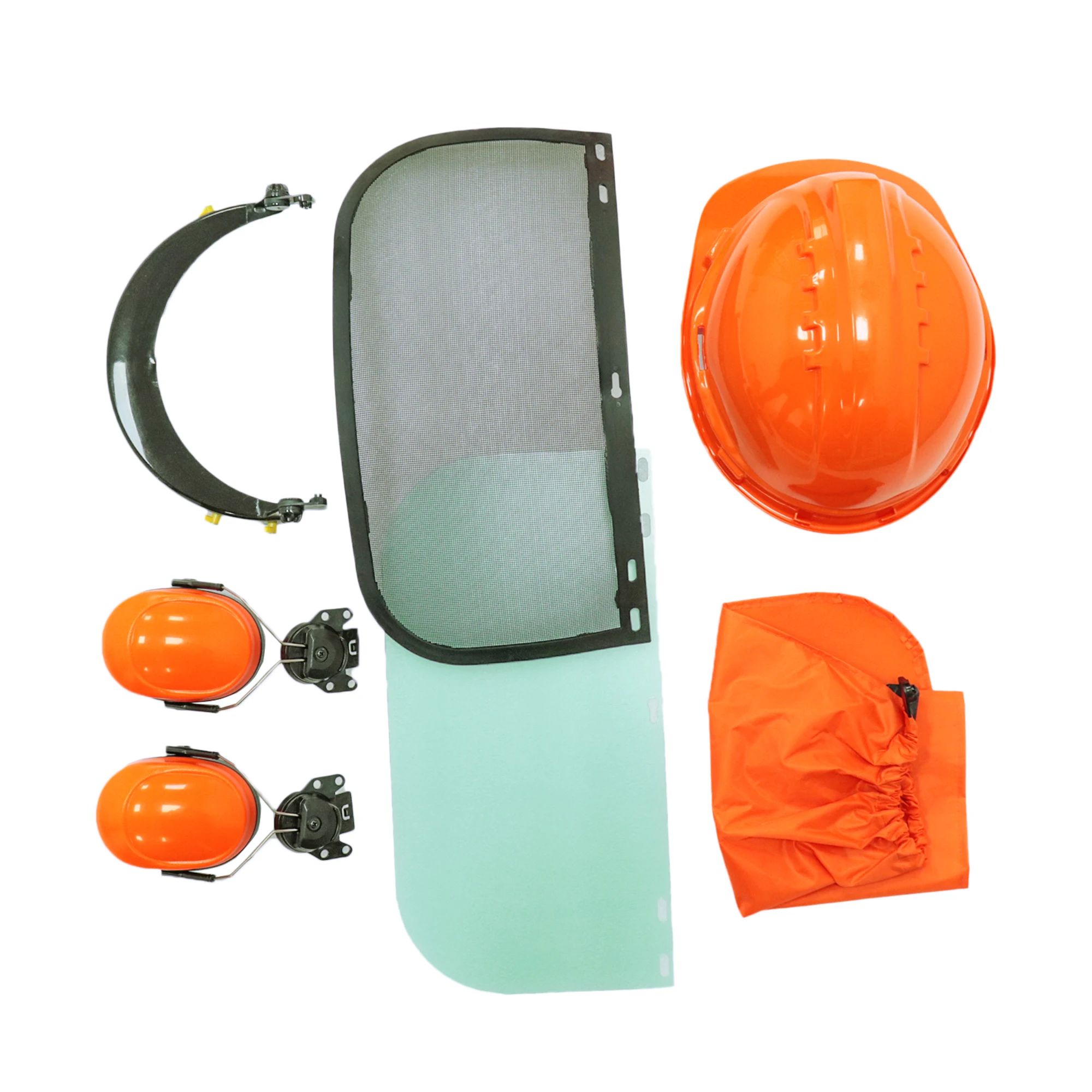 Chainsaw Forestry Safety Helmet with Ear Defenders, face shield