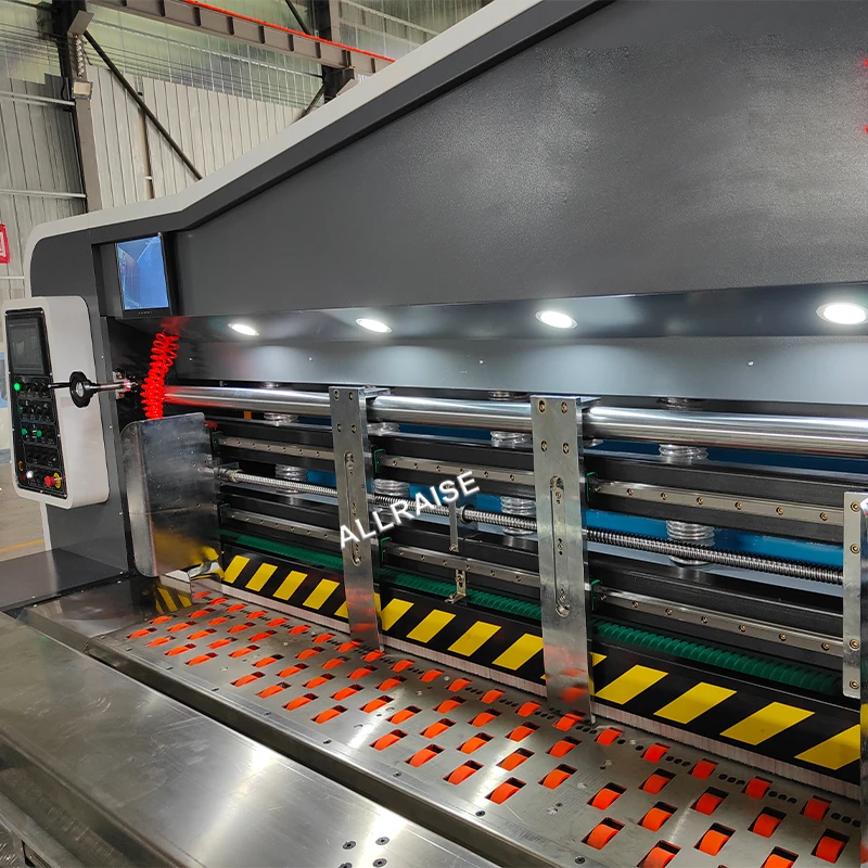 4 Color Logo Flexo Printer Print Printing Slotting Die Cutting Machine Carton Printing and Slotting Die-Cutting Processes