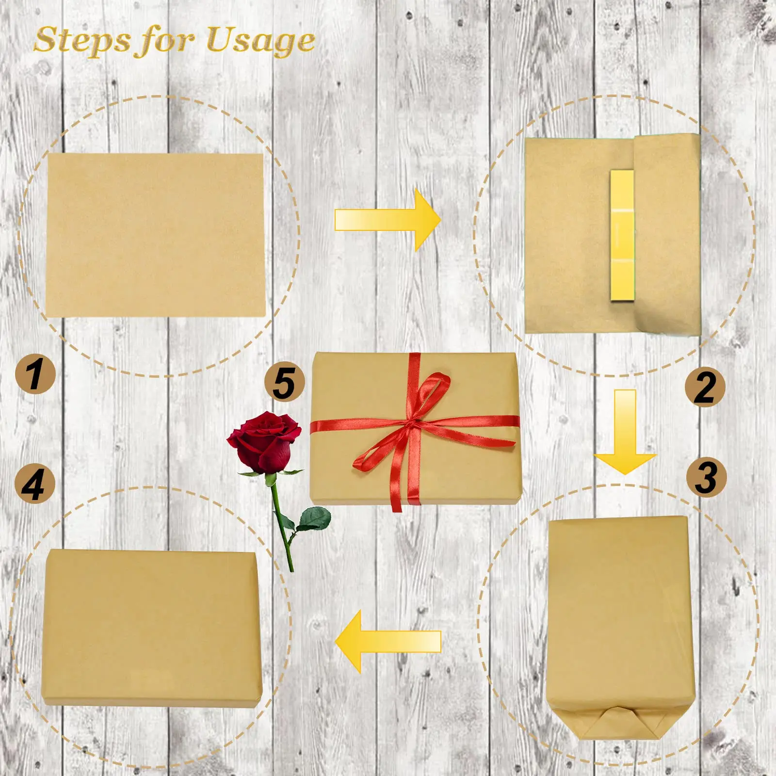 Custom Printing Black Tissue Paper Flower Paper Wrapping Packaging Tissue Paper