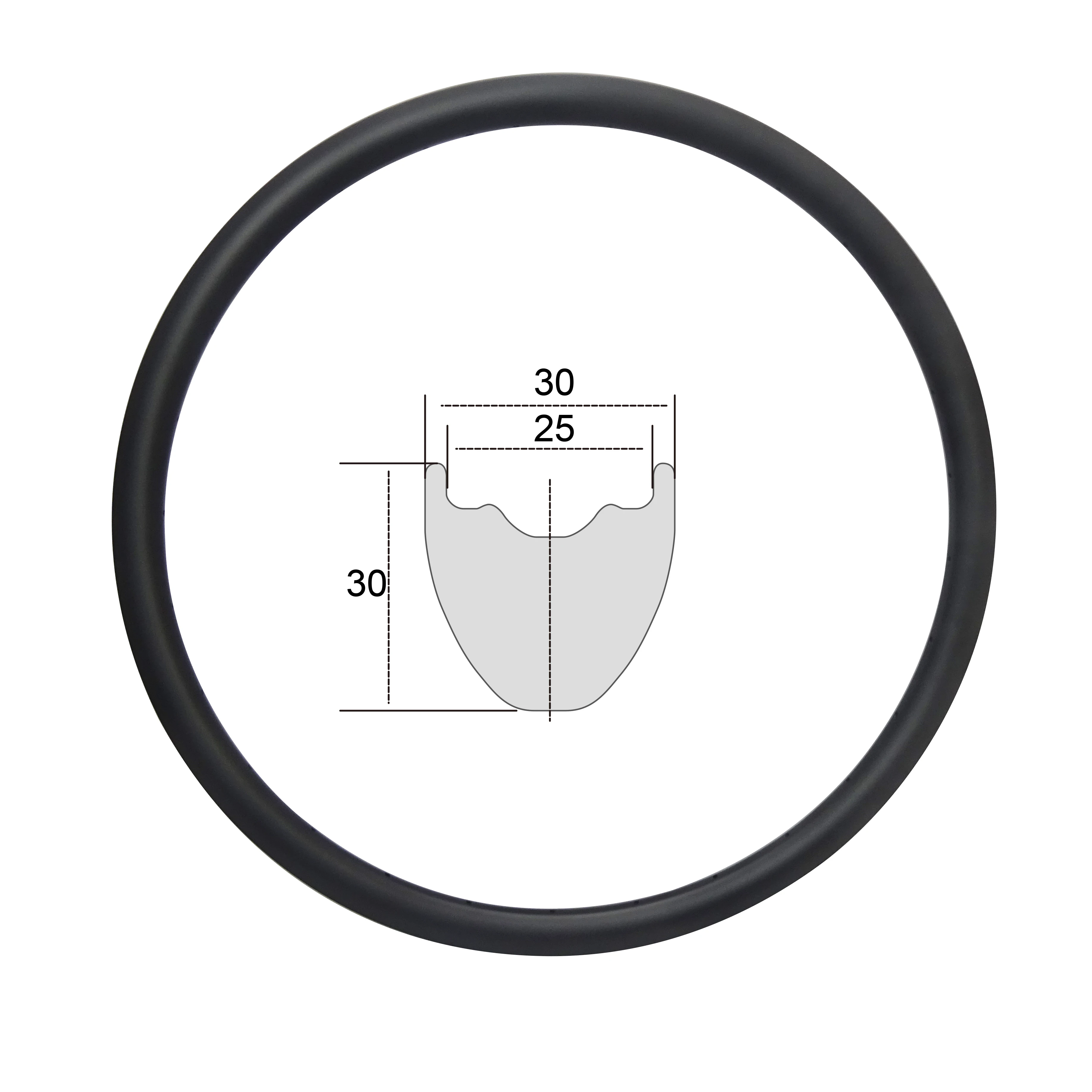 7 Tiger TMC9330 29ER 30mm Deep 30mm Wide Carbon Bike Parts Clincher Tubeless Wheel Rims